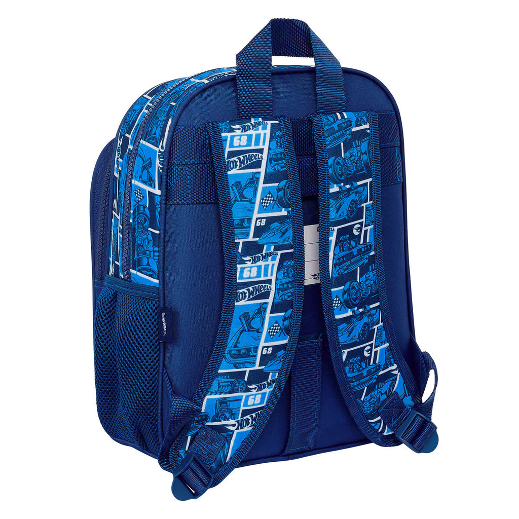 Schulrucksack Hot Wheels Sonny Marineblau 27 x 33 x 10 cm