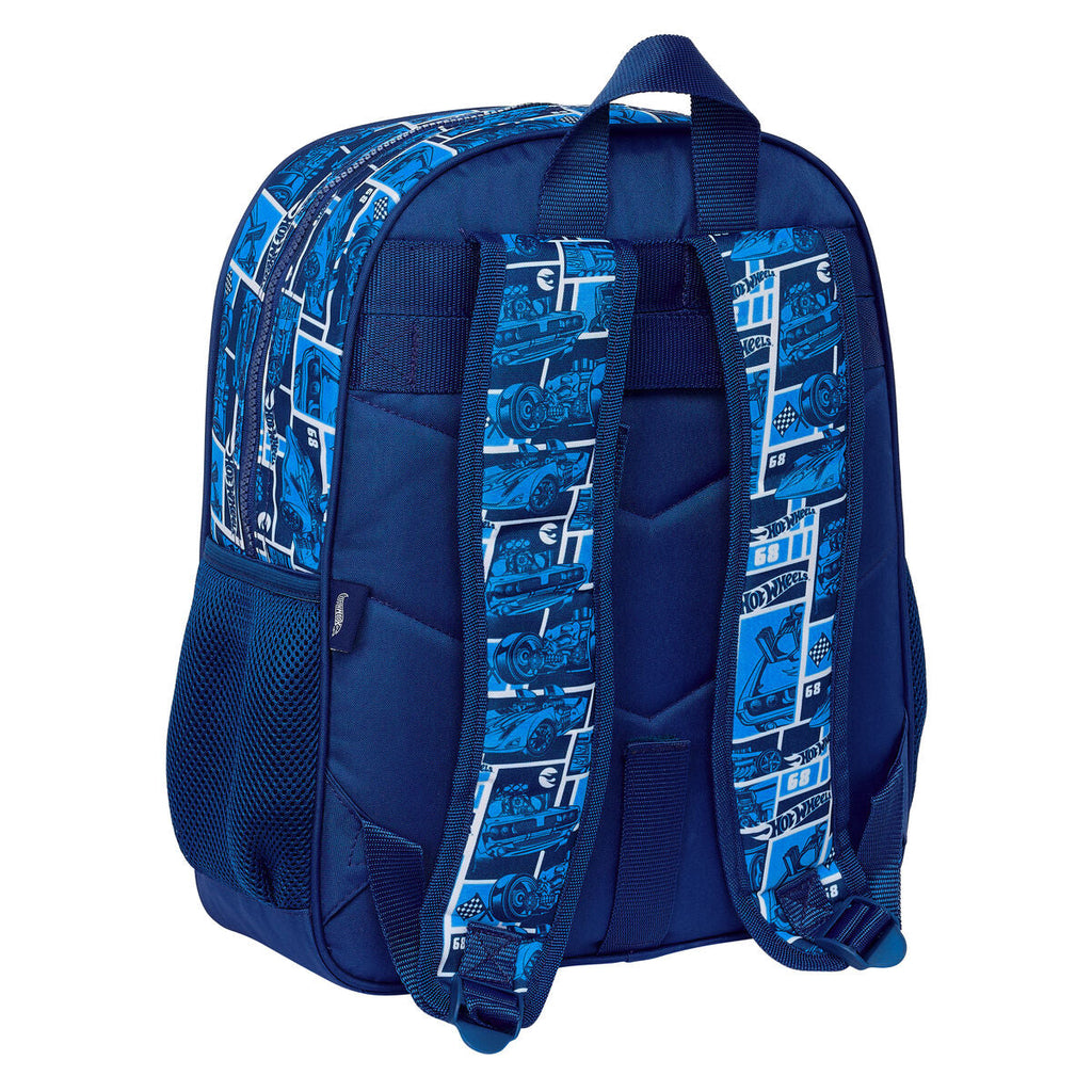 Schulrucksack Hot Wheels Sonny Marineblau 32 x 38 x 12 cm