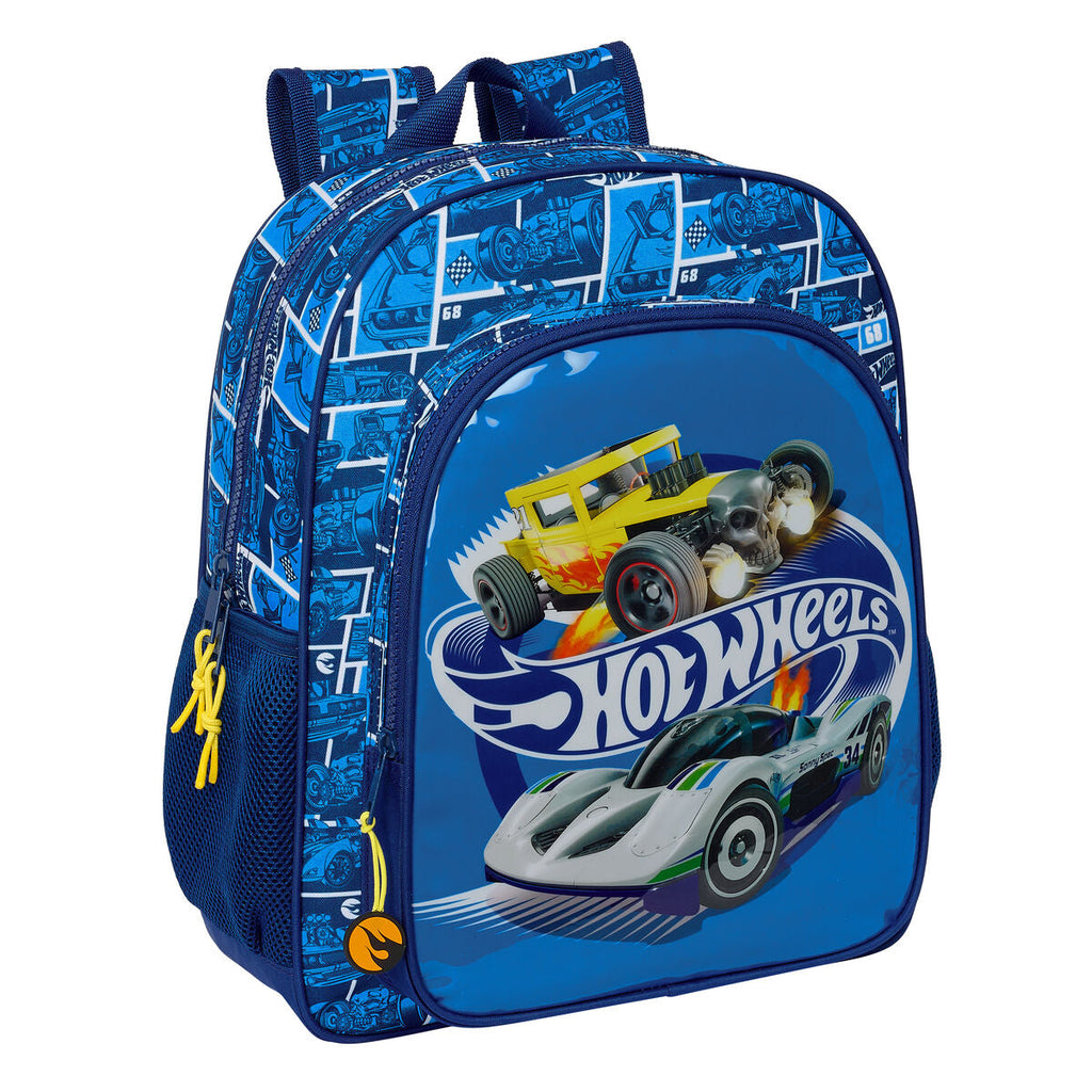 Schulrucksack Hot Wheels Sonny Marineblau 32 x 38 x 12 cm