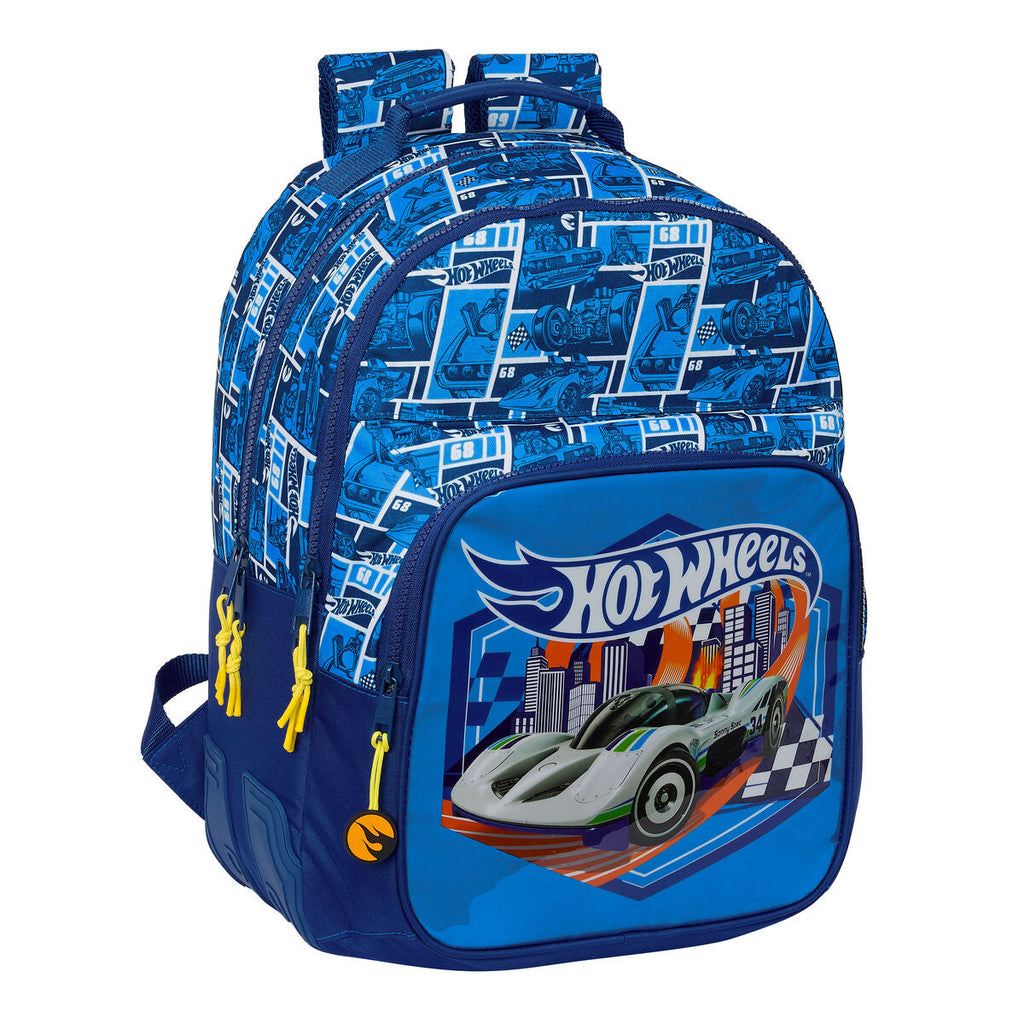 Schulrucksack Hot Wheels Sonny Marineblau 32 x 42 x 15 cm