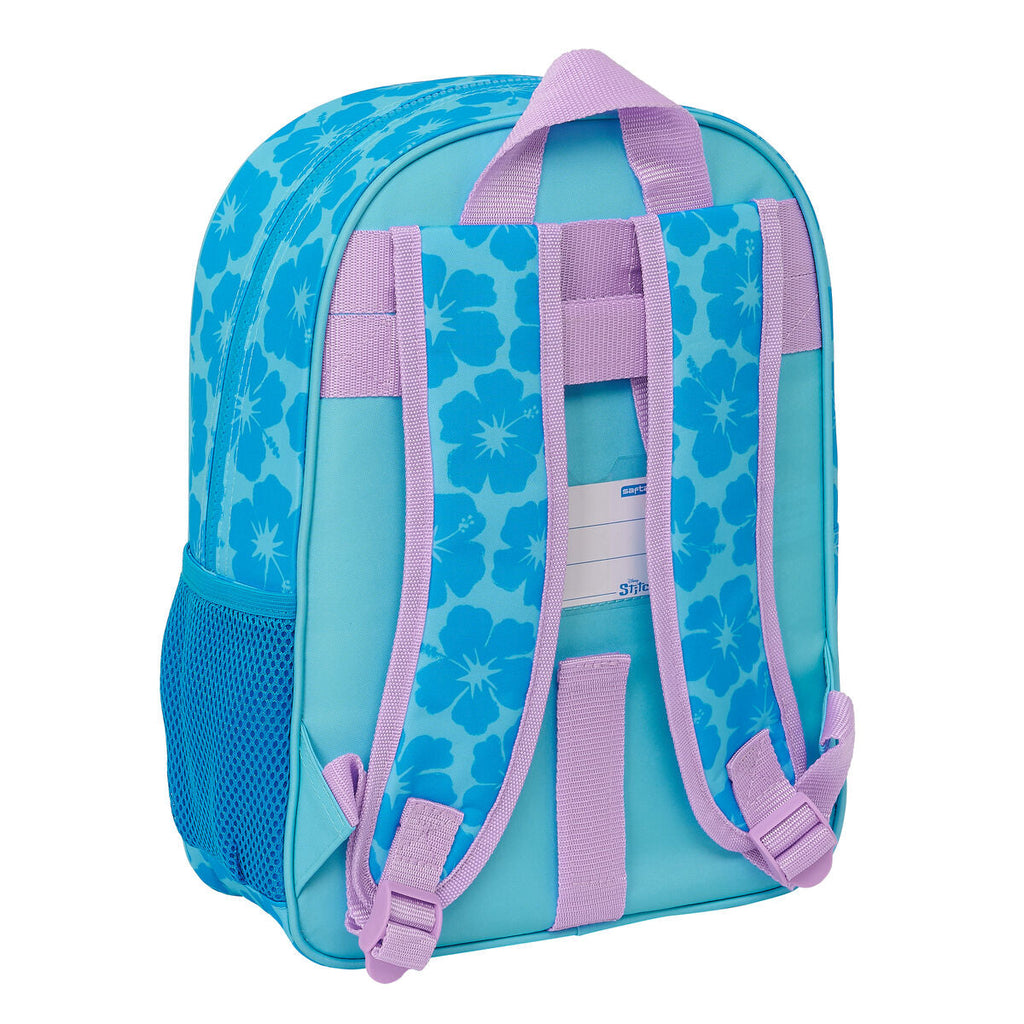 Schulrucksack Lilo & Stitch Hawaii Blau 26 x 34 x 11 cm