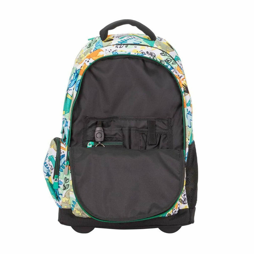 Schulrucksack Milan Dinosaurier 25 L grün