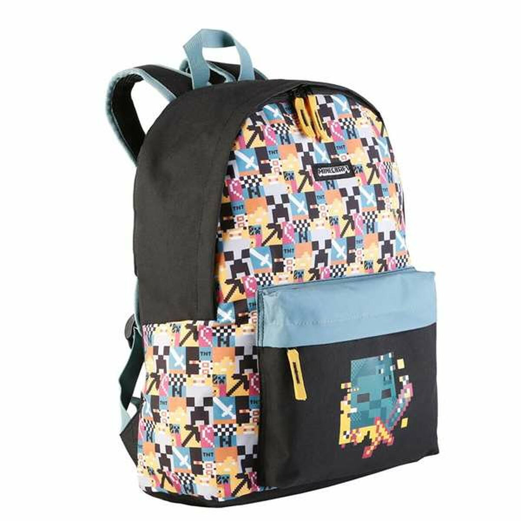 Schulrucksack Minecraft Pixel