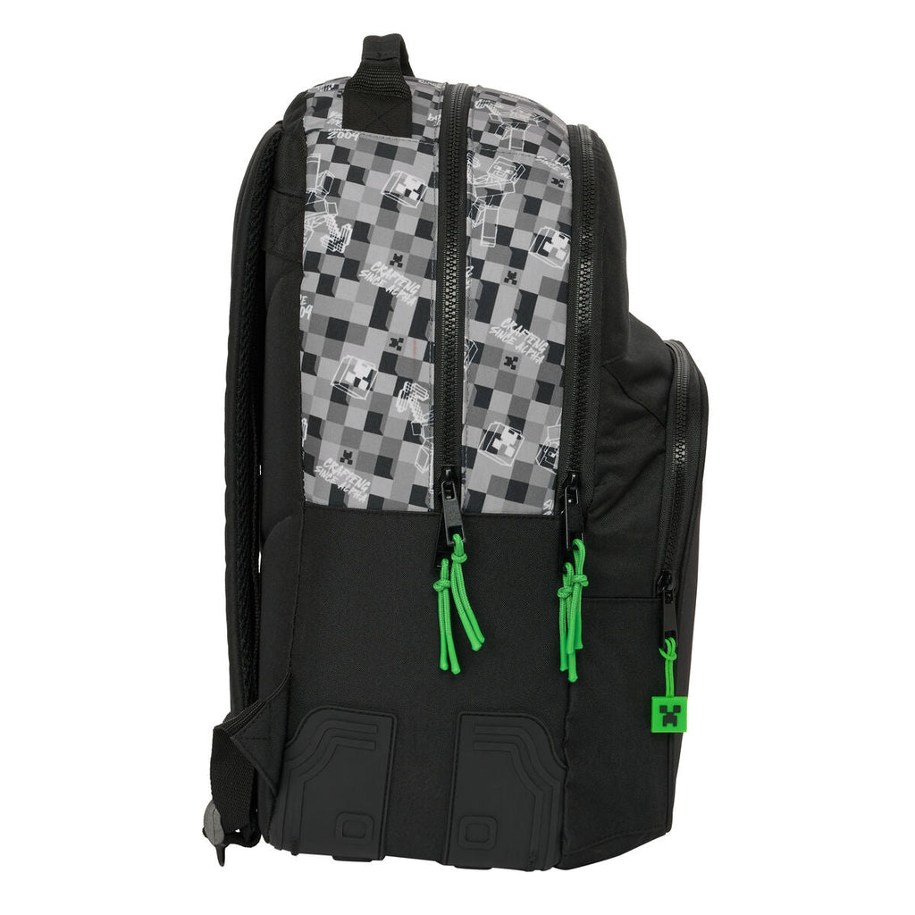 Schulrucksack Minecraft Schwarz grün Grau 32 x 42 x 15 cm