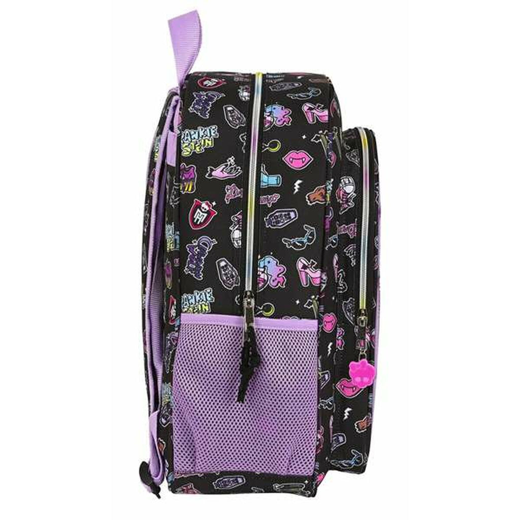 Schulrucksack Monster High Creep Für Rucksacktrolleys geeignet 33 x 42 x 14 cm