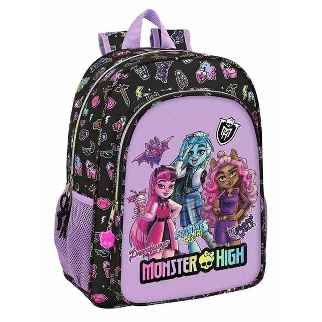 Schulrucksack Monster High Creep Für Rucksacktrolleys geeignet 33 x 42 x 14 cm