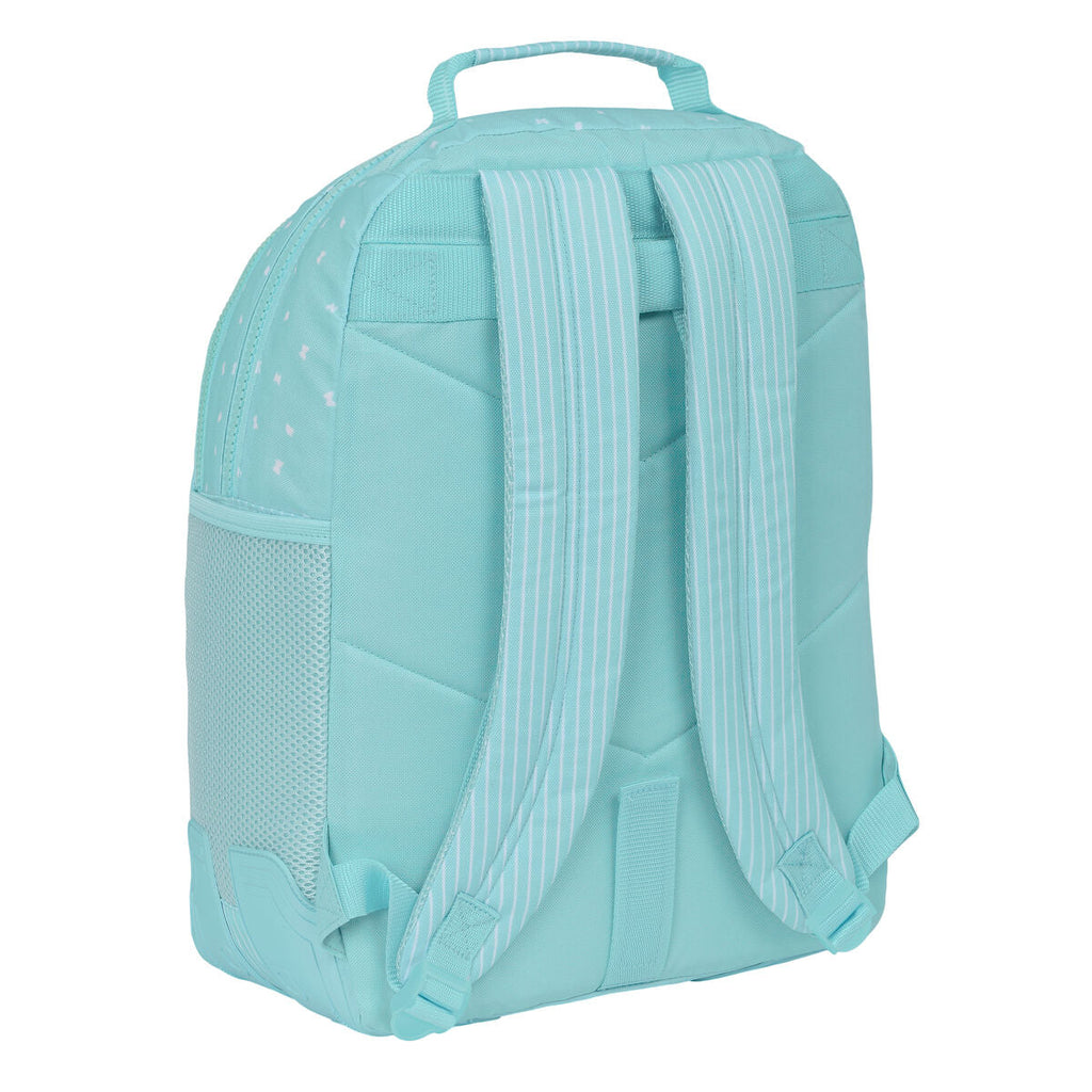 Schulrucksack Moos Butterflies Blau 32 x 42 x 15 cm