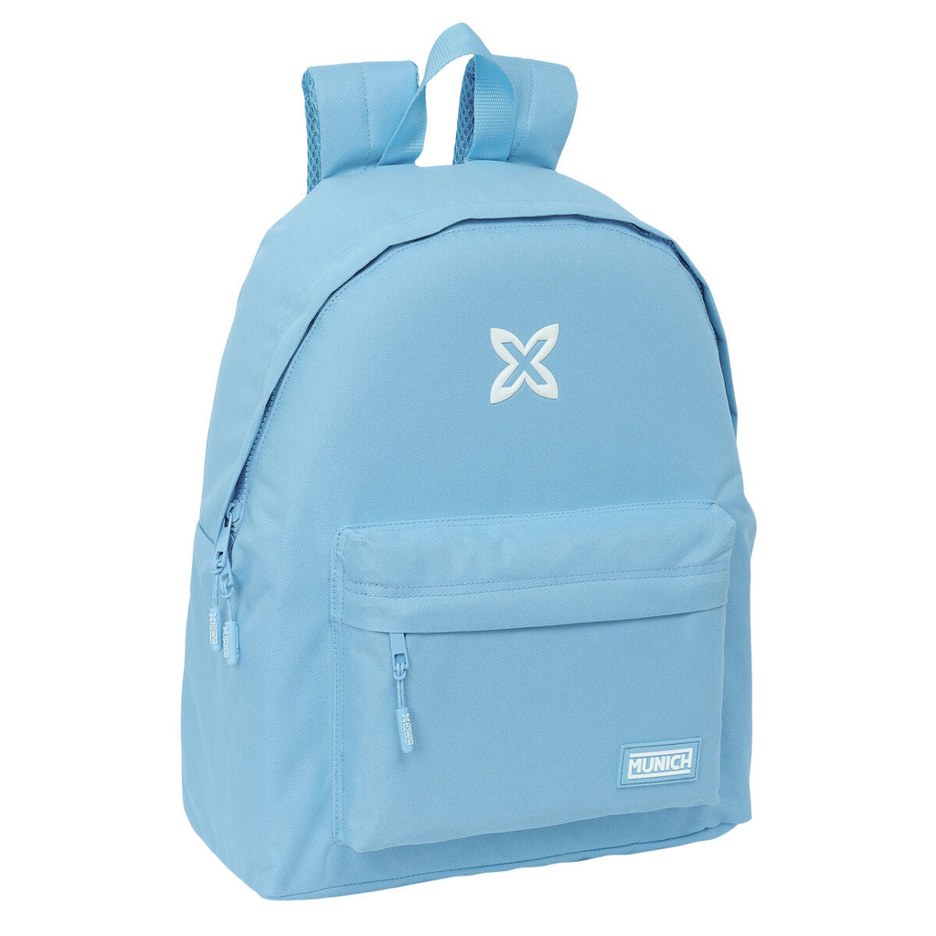 Schulrucksack Munich Basics Blau 33 x 42 x 15 cm