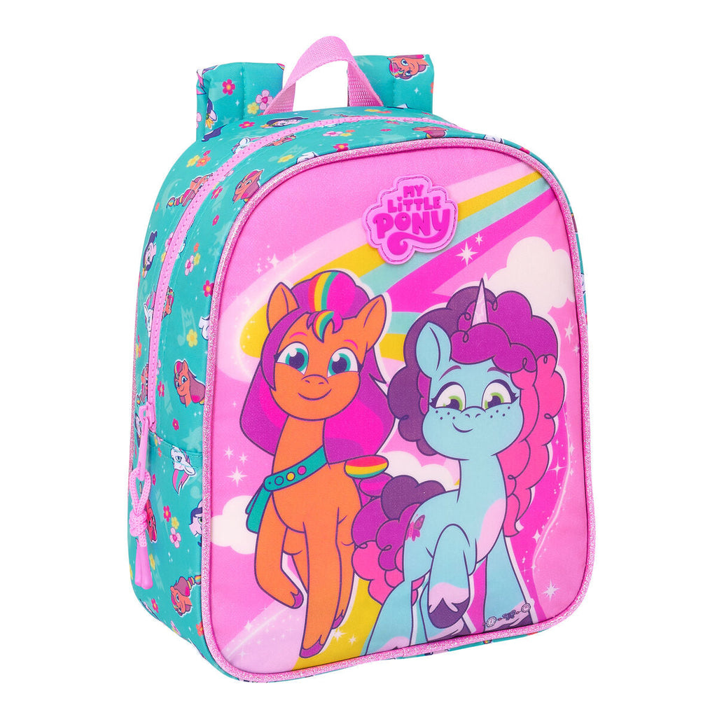 Schulrucksack My Little Pony Magic Rosa türkis 22 x 27 x 10 cm