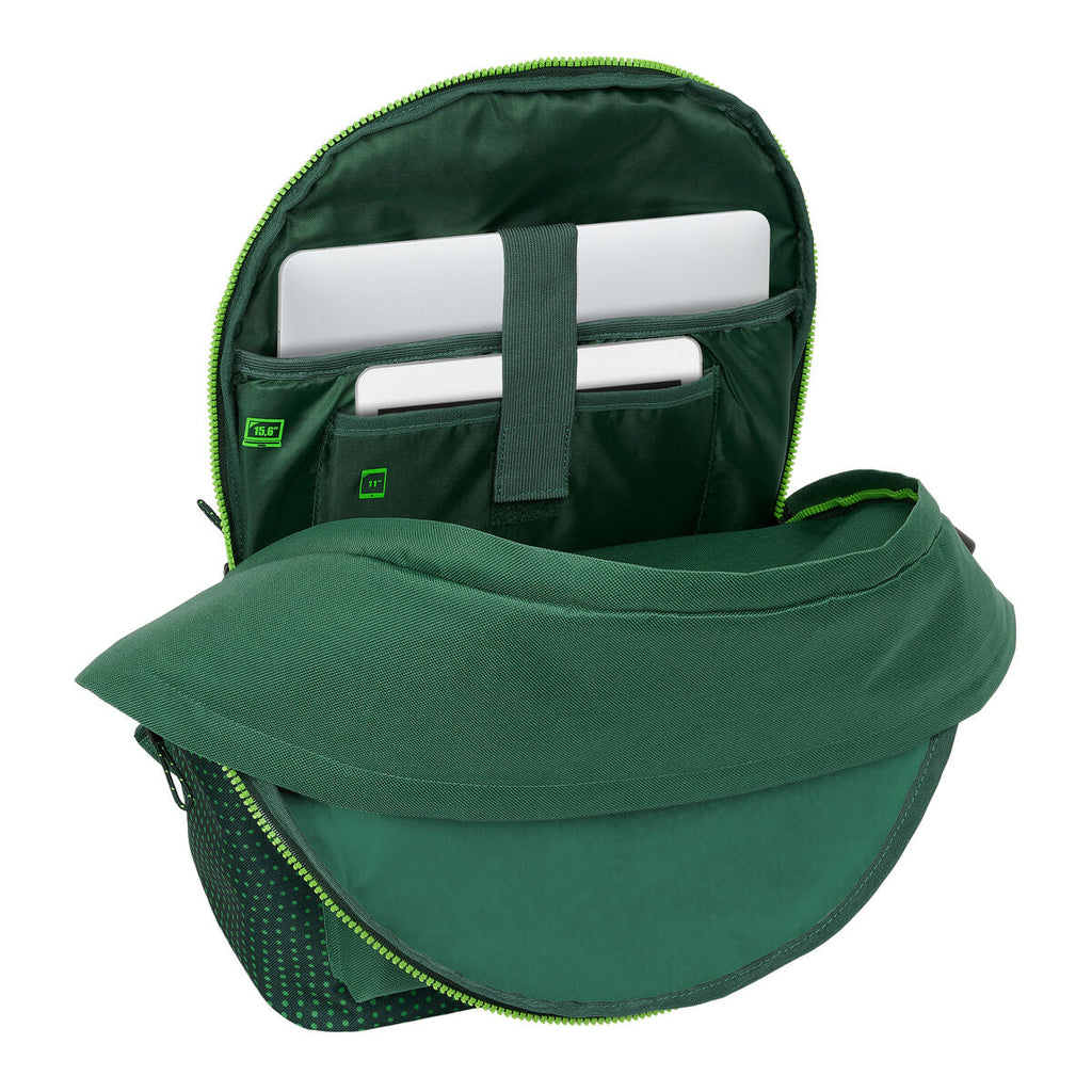 Schulrucksack Real Betis Balompié grün 31 x 44 x 18 cm