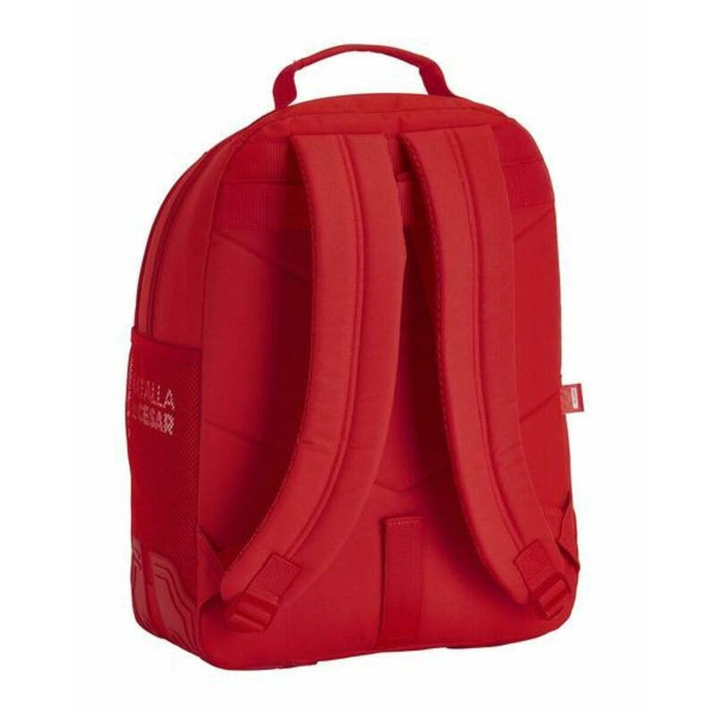 Schulrucksack Real Sporting de Gijón Rot