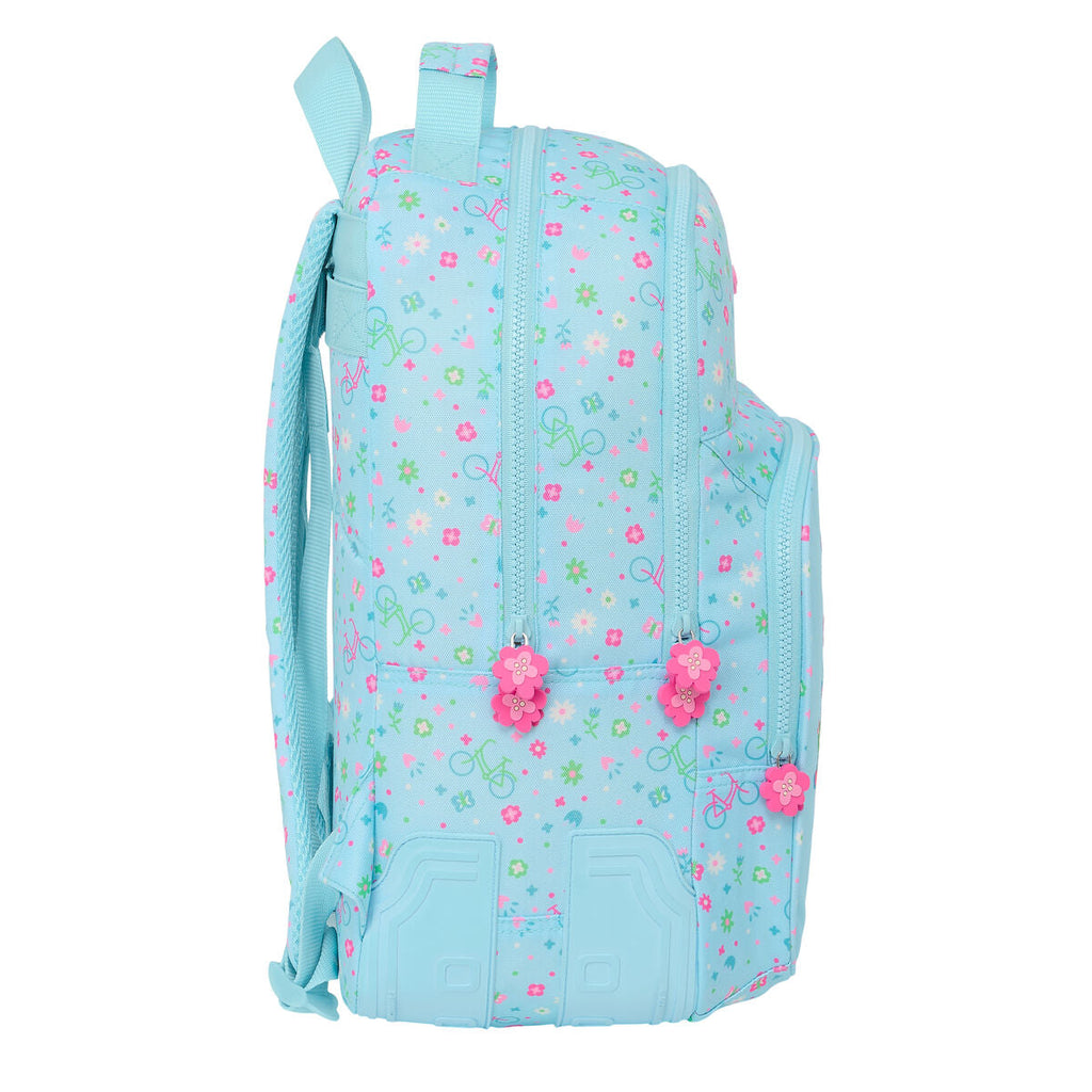 Schulrucksack Safta Bicicleta Blau 32 x 42 x 15 cm