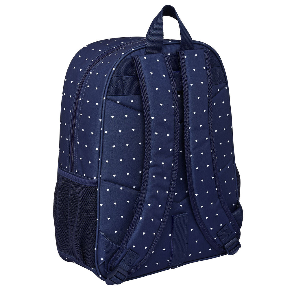 Schulrucksack Safta Paris Rosa Marineblau 33 x 42 x 14 cm