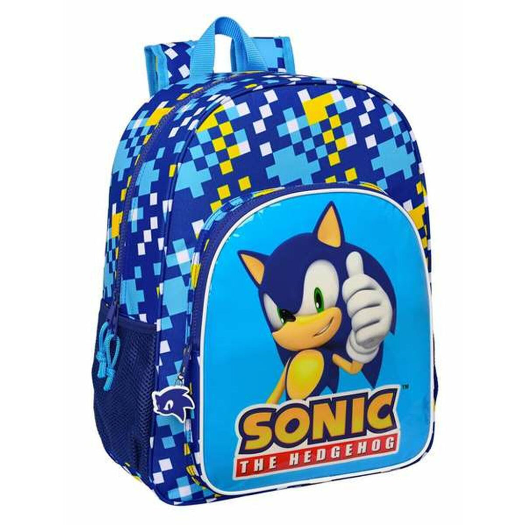 Schulrucksack Sonic 33 x 42 x 14 cm Blau