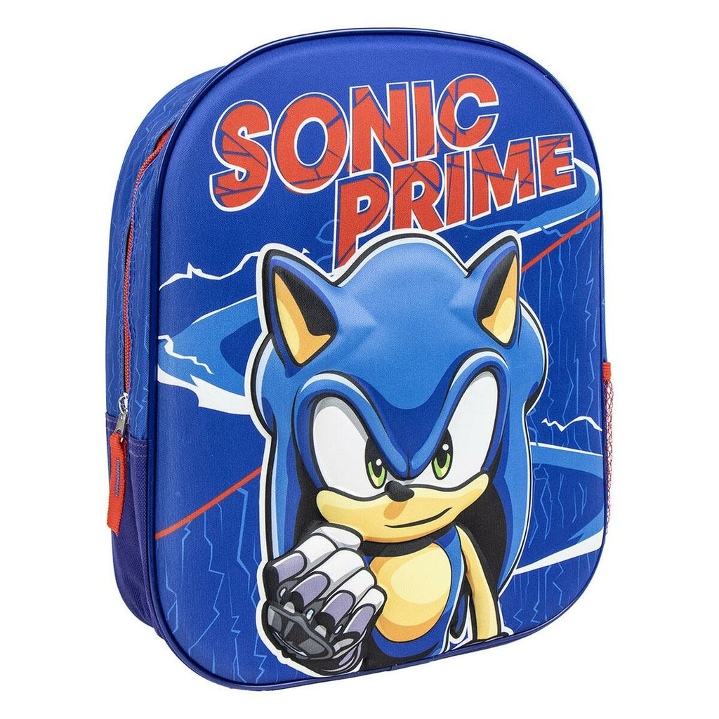 Schulrucksack Sonic Blau 25 x 10 x 31 cm