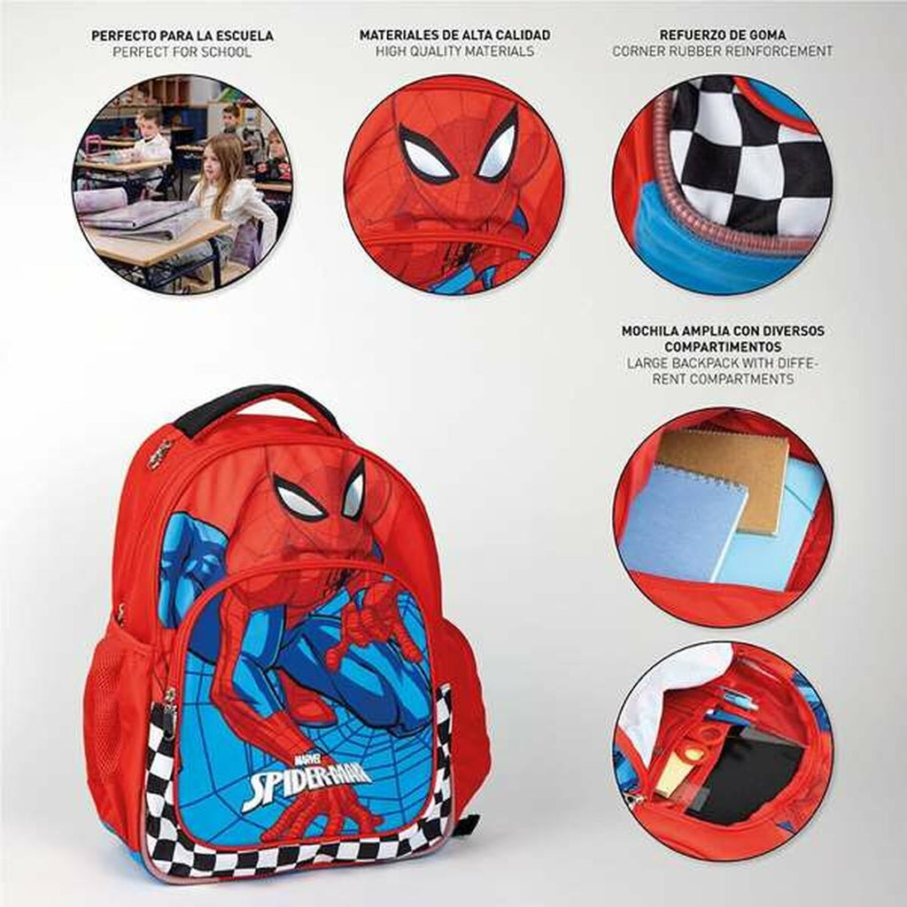 Schulrucksack Spider-Man Rot 32 x 15 x 42 cm