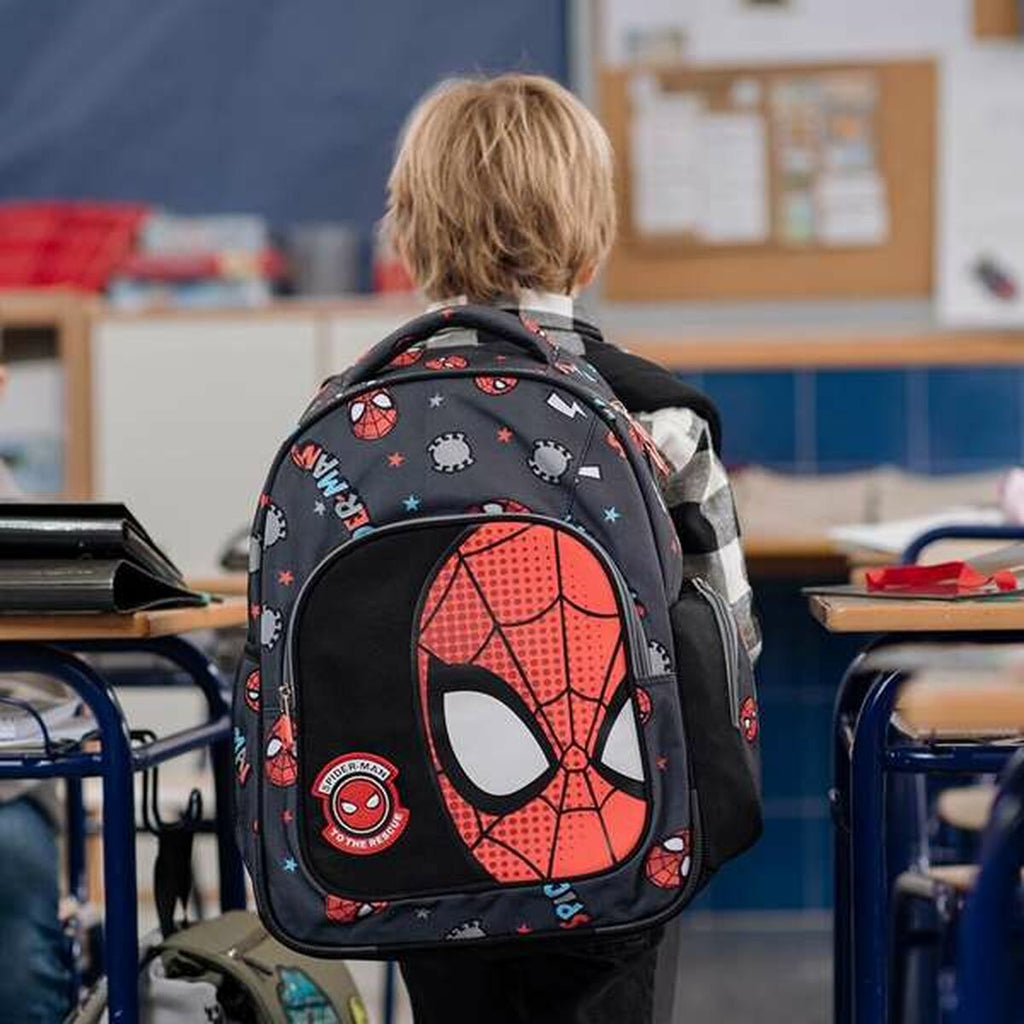 Schulrucksack Spider-Man Schwarz Bunt