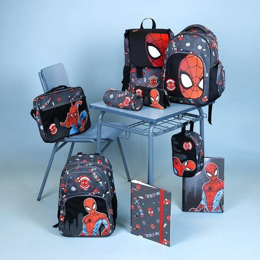 Schulrucksack Spider-Man Schwarz Bunt