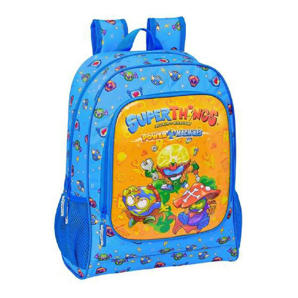 Schulrucksack SuperThings Serie 7 Superthings Blau Bunt 14 L (32 x 14 x 42 cm)