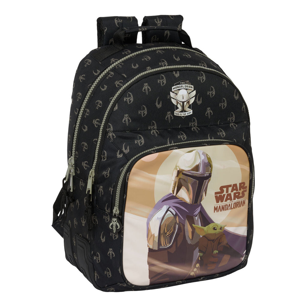 Schulrucksack The Mandalorian This is the way Schwarz 32 x 42 x 15 cm