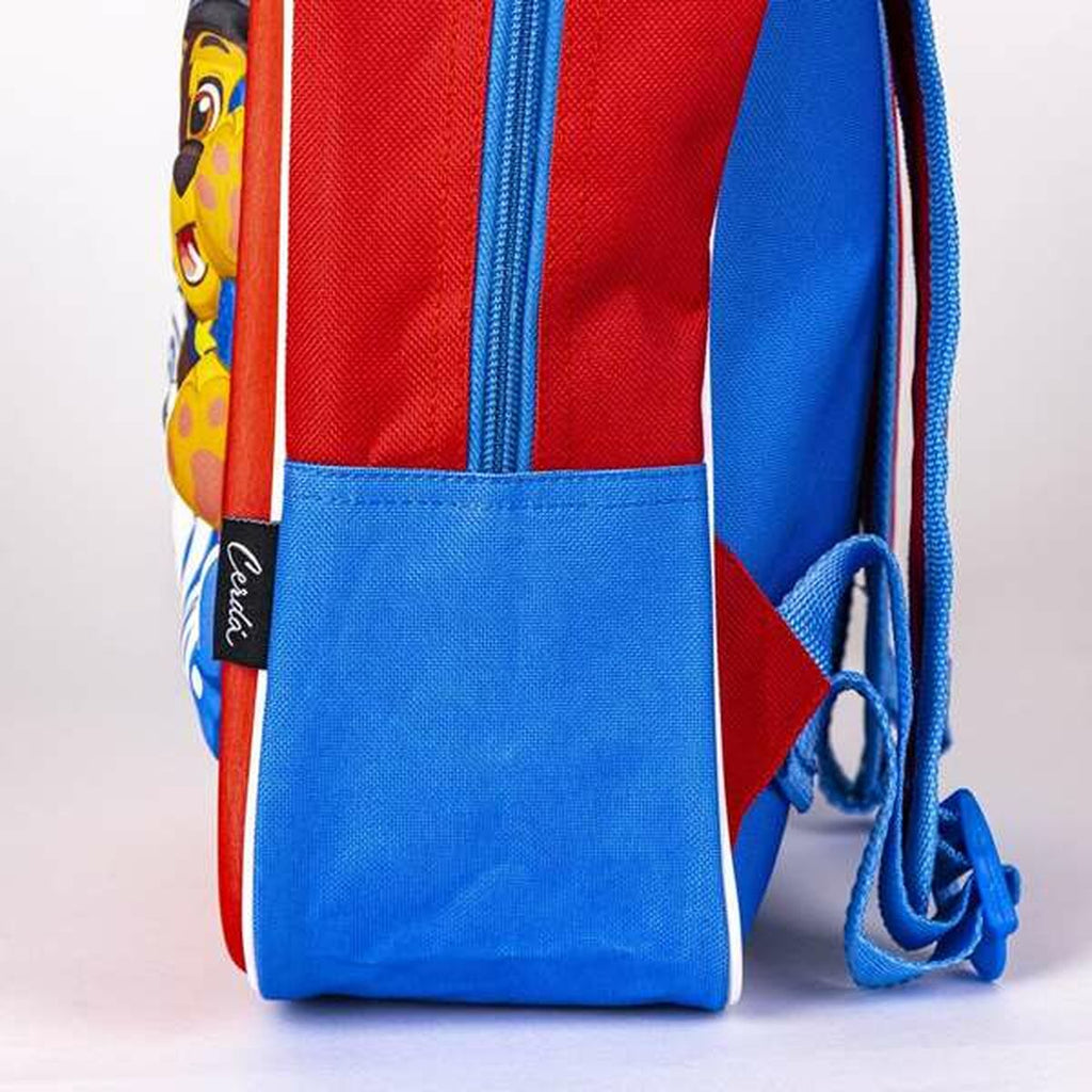 Schulrucksack The Paw Patrol Rot 25 x 31 x 10 cm