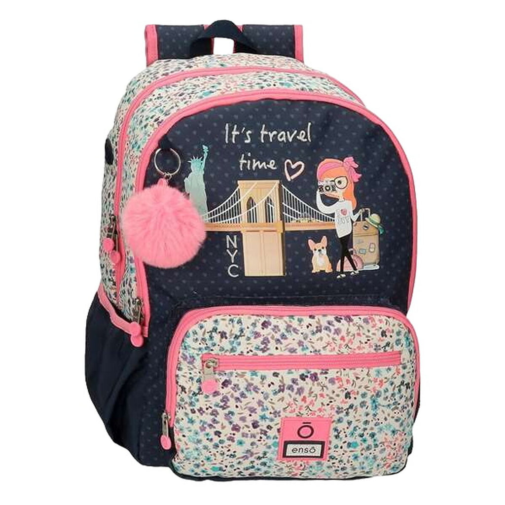 Schulrucksack Travel Time 32 x 42 x 13 cm