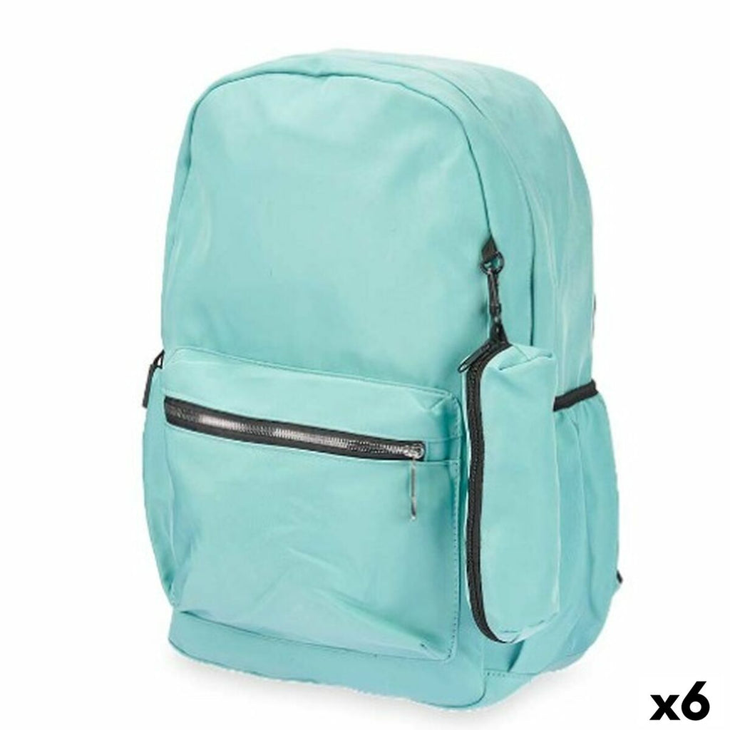 Schulrucksack grün 37 x 50 x 7 cm (6 Stück)