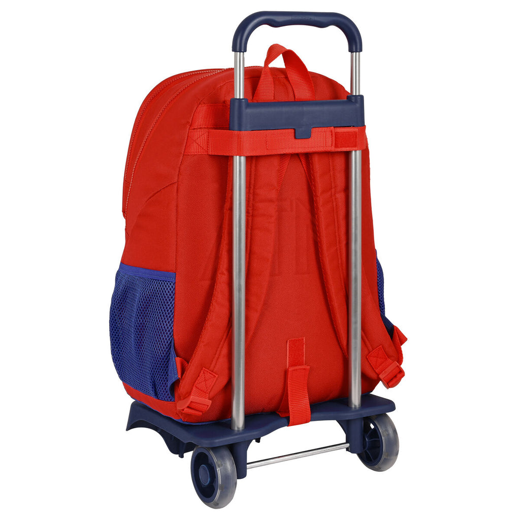 Schulrucksack mit Rädern Atlético Madrid Rot Marineblau 16 L