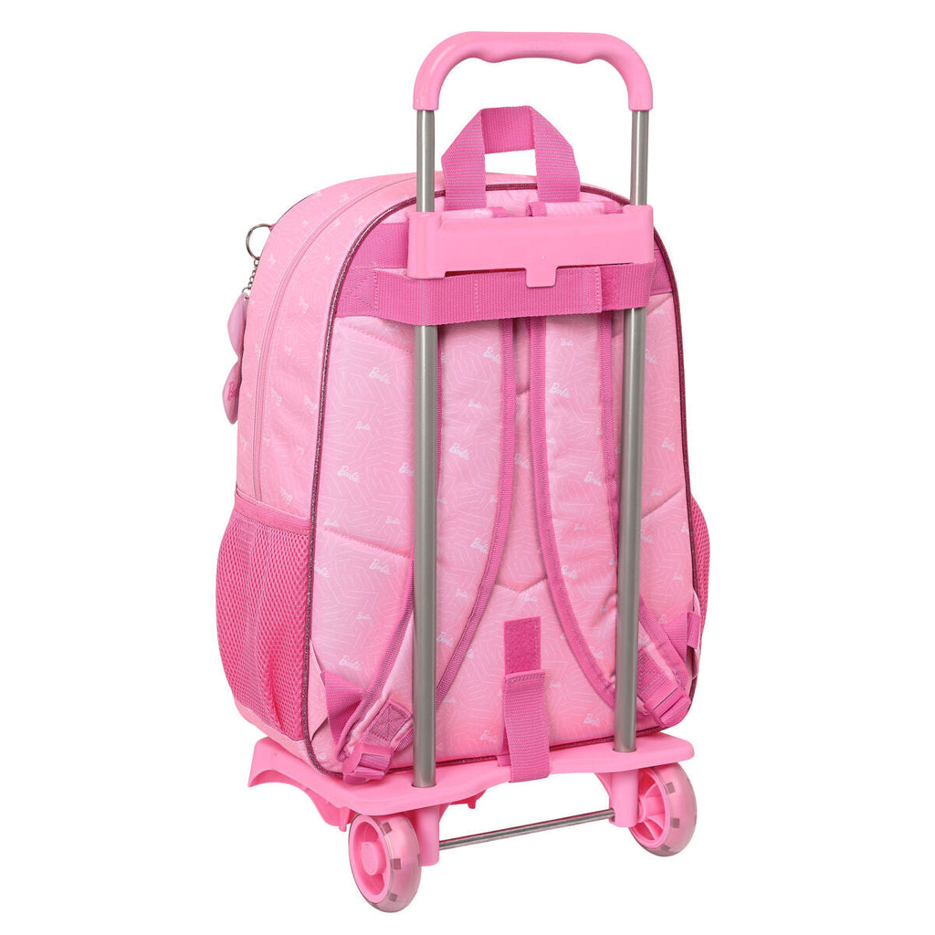 Schulrucksack mit Rädern Barbie Girl Rosa 33 x 42 x 14 cm