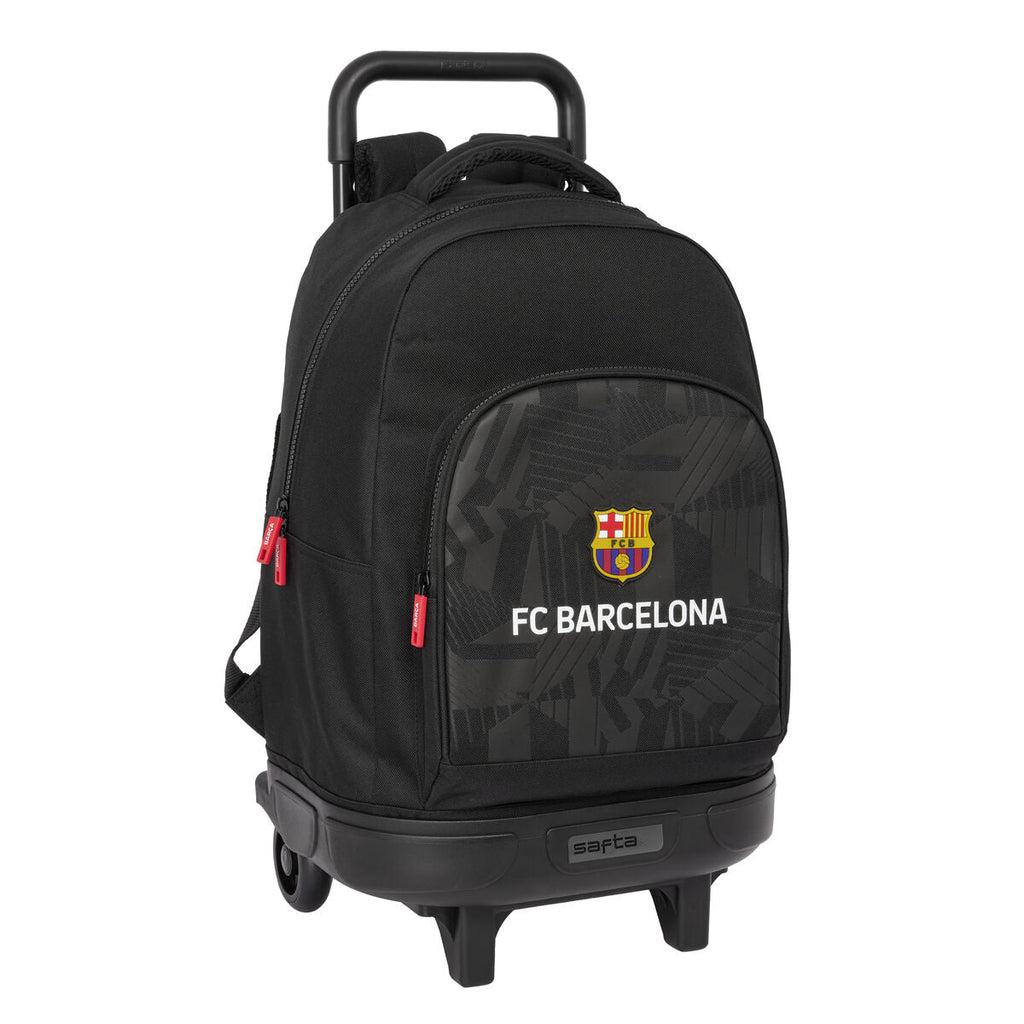 Schulrucksack mit Rädern F.C. Barcelona Black Schwarz 33 x 45 x 22 cm