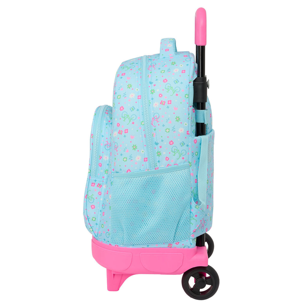 Schulrucksack mit Rädern Safta Blau 33 x 45 x 22 cm Fahrrad