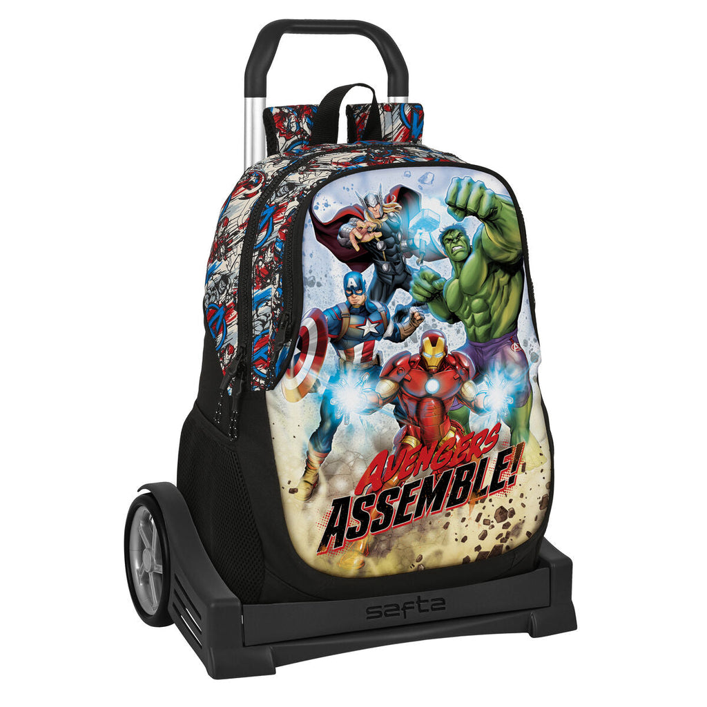 Schulrucksack mit Rädern The Avengers Forever Bunt 32 x 44 x 16 cm