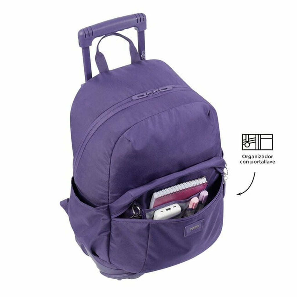 Schulrucksack mit Rädern Totto MA03TKI003-23100-Z1V Lila