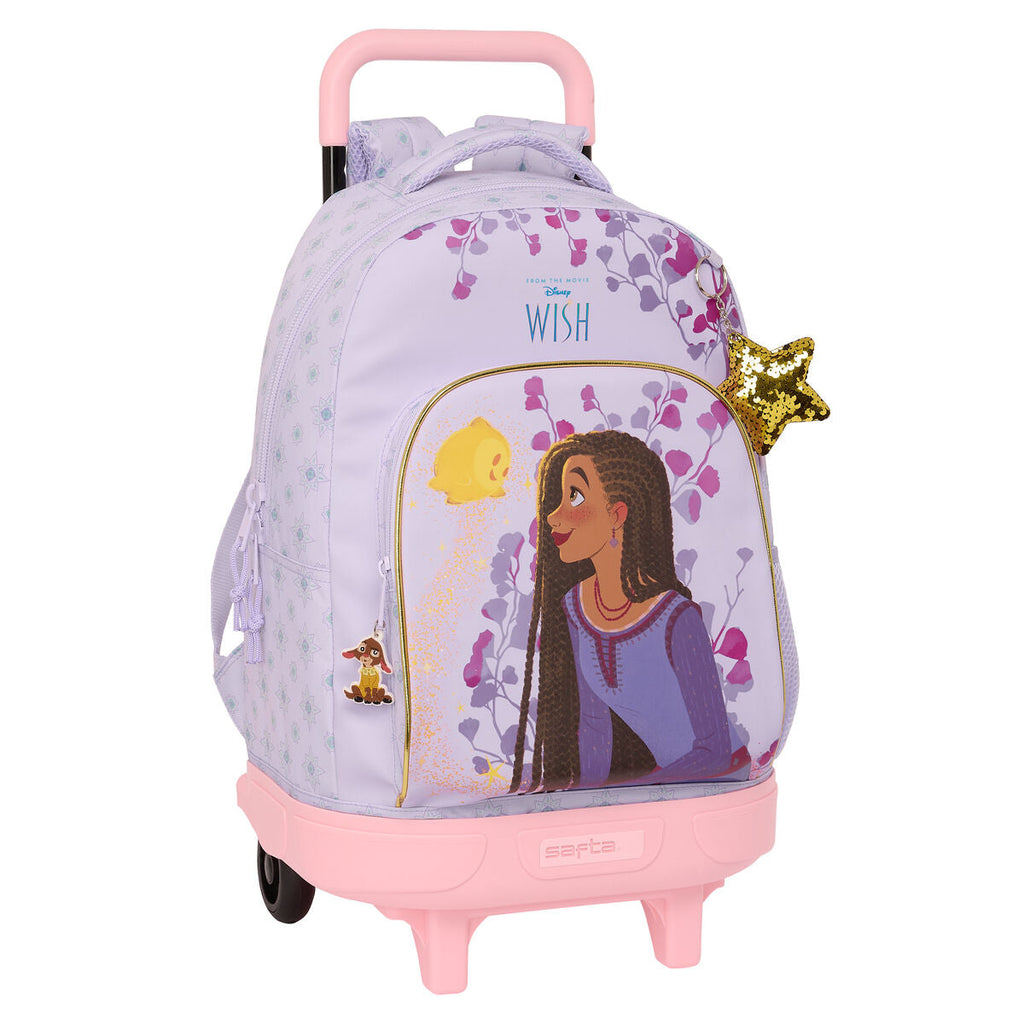 Schulrucksack mit Rädern Wish Lila 33 X 45 X 22 cm