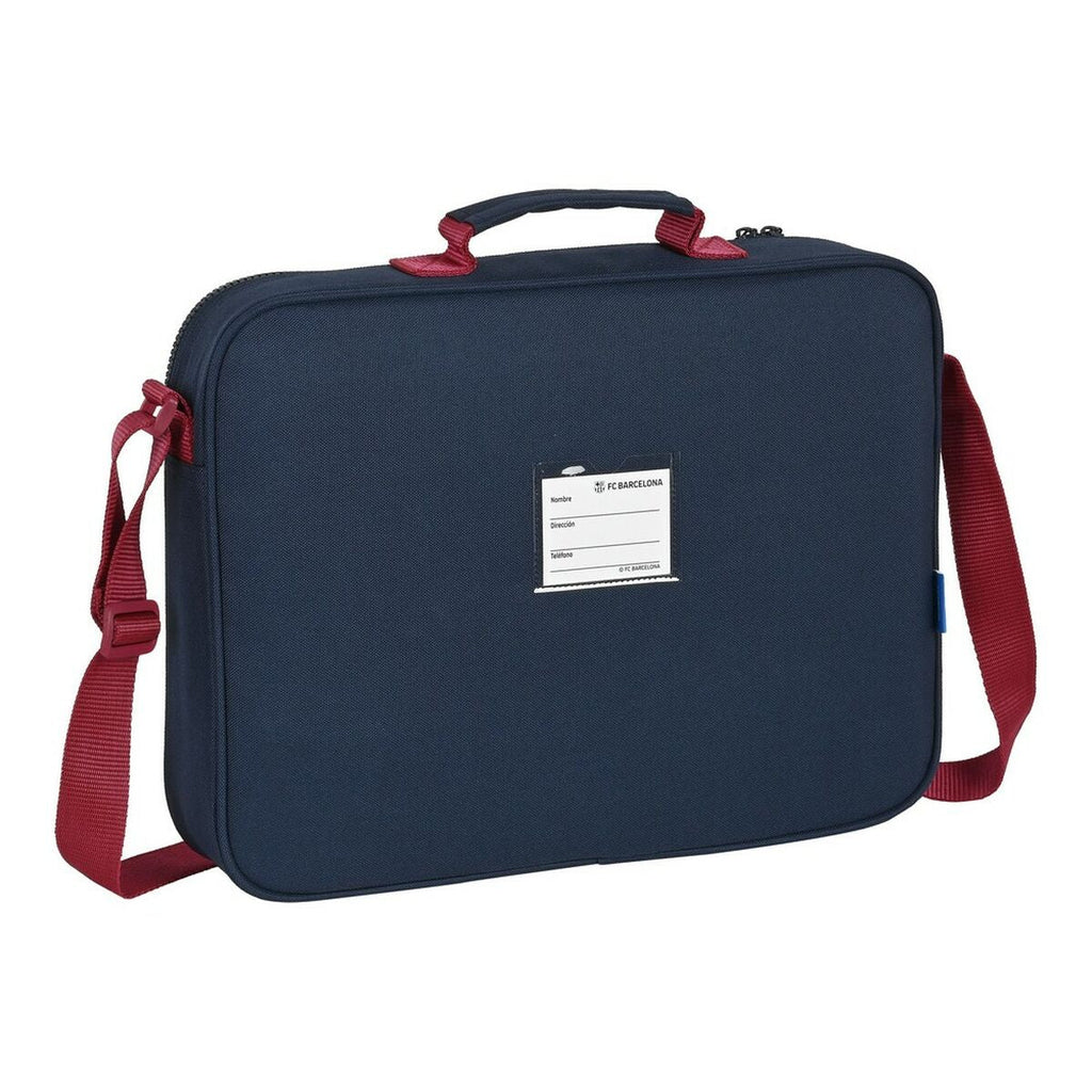 Schultasche F.C. Barcelona Corporativa Blau Granatrot (38 x 28 x 6 cm)