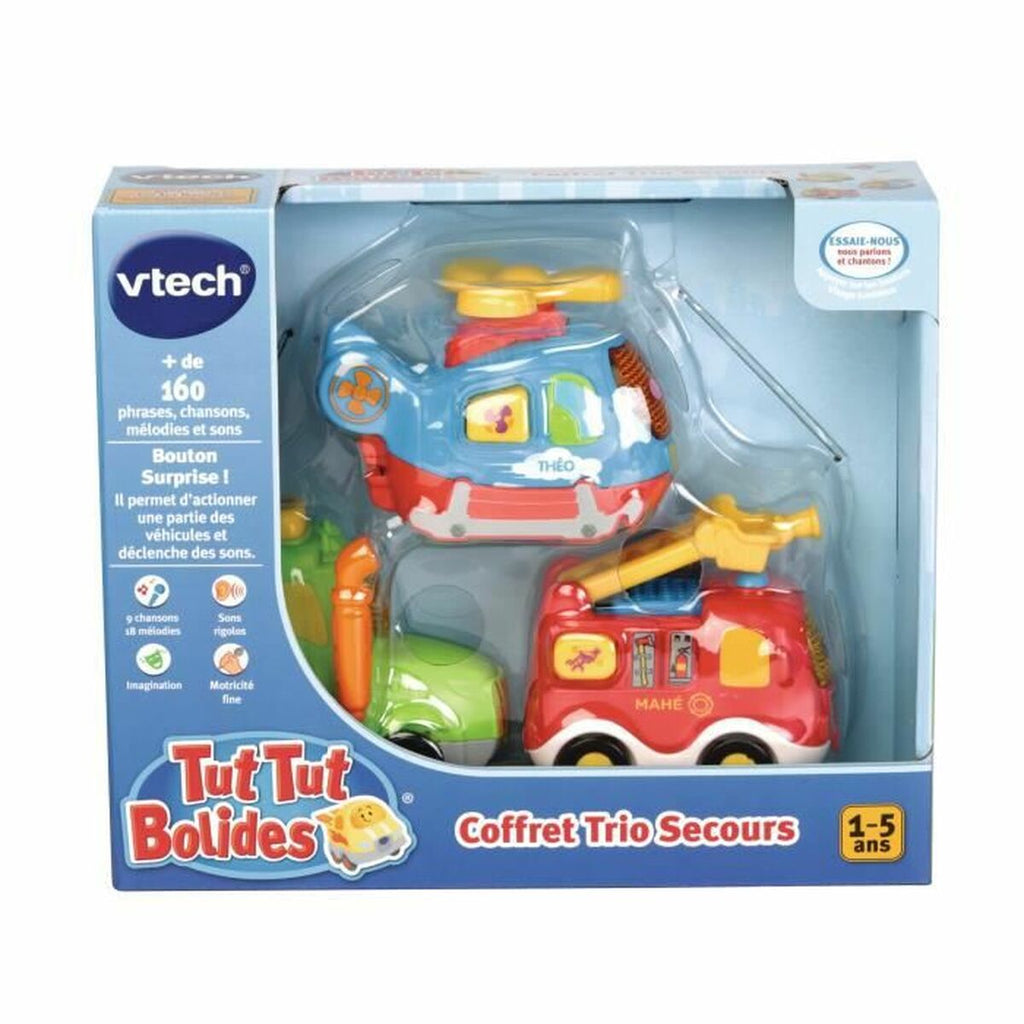 Set mit 3 Autos Vtech Tut Tut Bolides Bunt