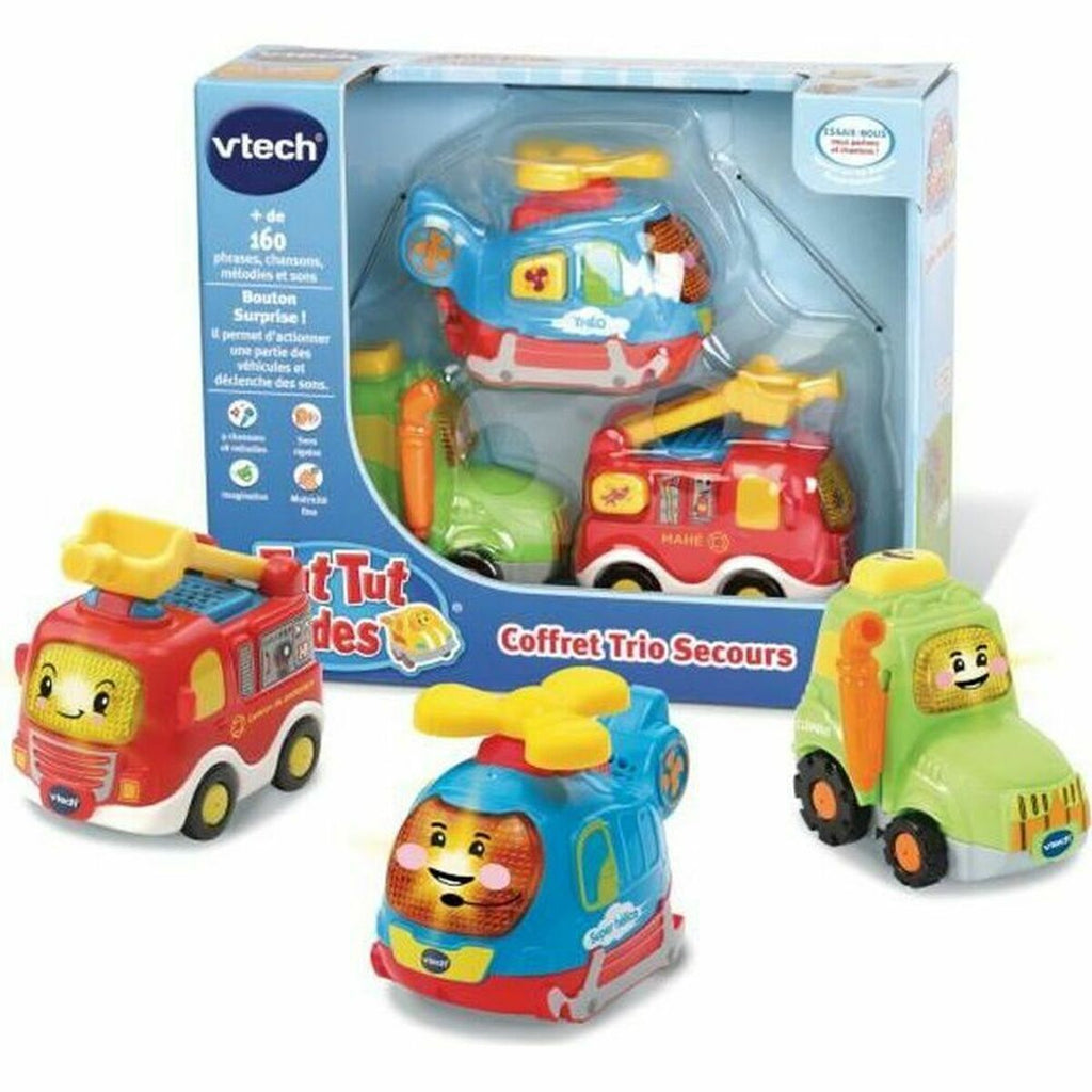 Set mit 3 Autos Vtech Tut Tut Bolides Bunt