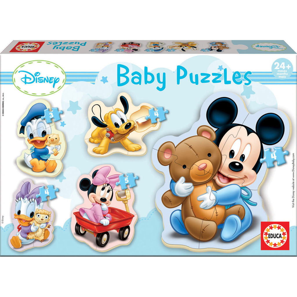 Set mit 5 Puzzeln Mickey Mouse