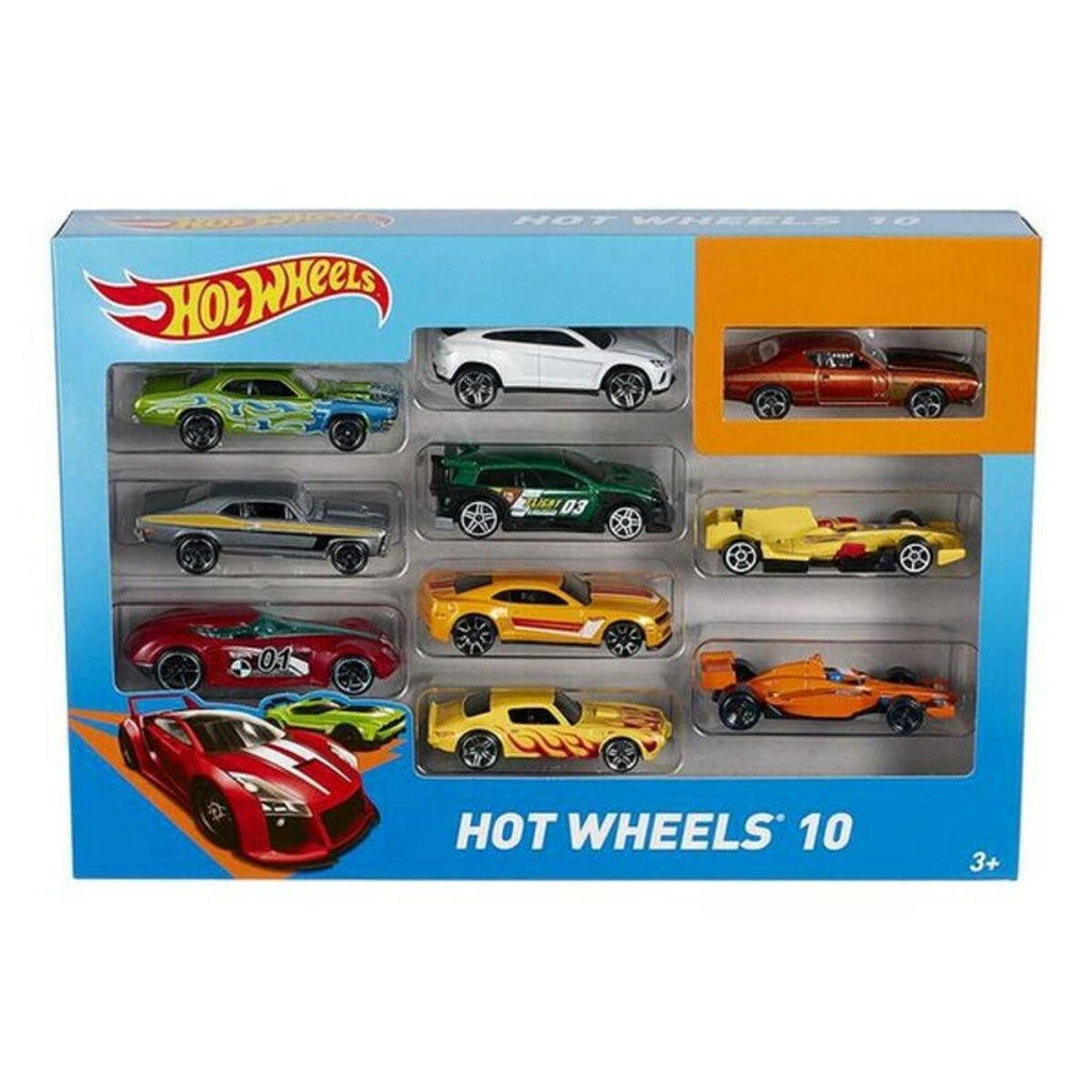 Spielset Fahrzeuge Hot Wheels Metall (10 Pcs)