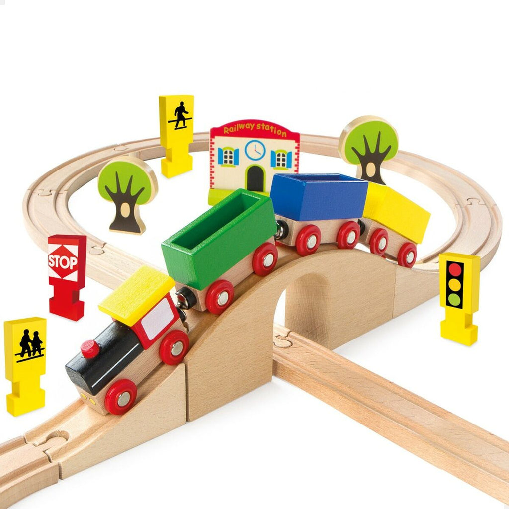 Spielset Fahrzeuge Woomax 30 Stücke 4 Stück 100 x 8 x 45 cm