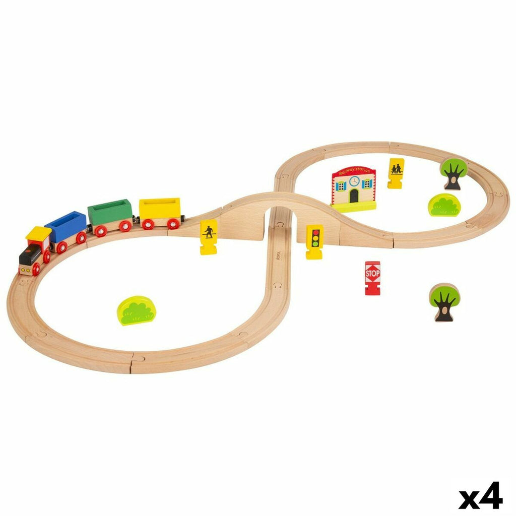 Spielset Fahrzeuge Woomax 30 Stücke 4 Stück 100 x 8 x 45 cm