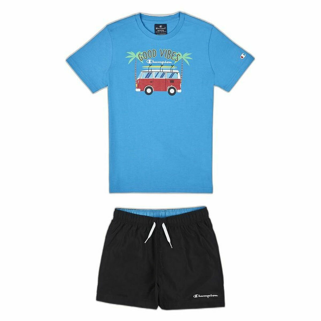 Sportset für Kinder Champion Blau 2 Stücke Aquamarin