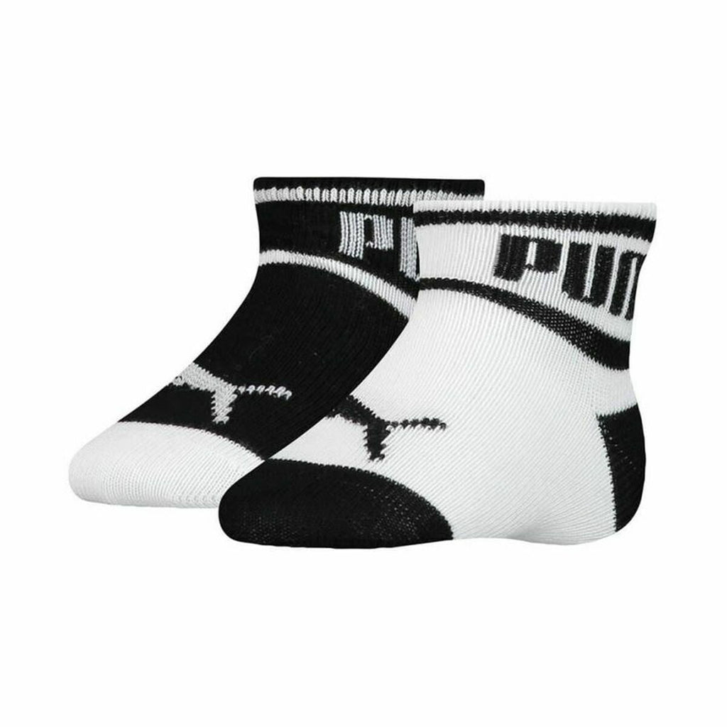 Sportsocken Puma Baby Wording 2 Stück Schwarz