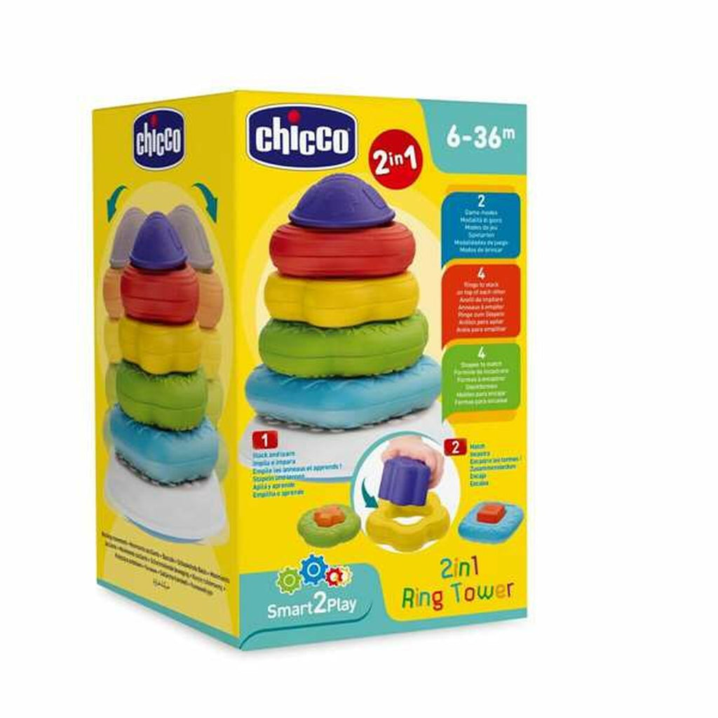 Stapelbare Bauklötze Chicco Pyramid PVC