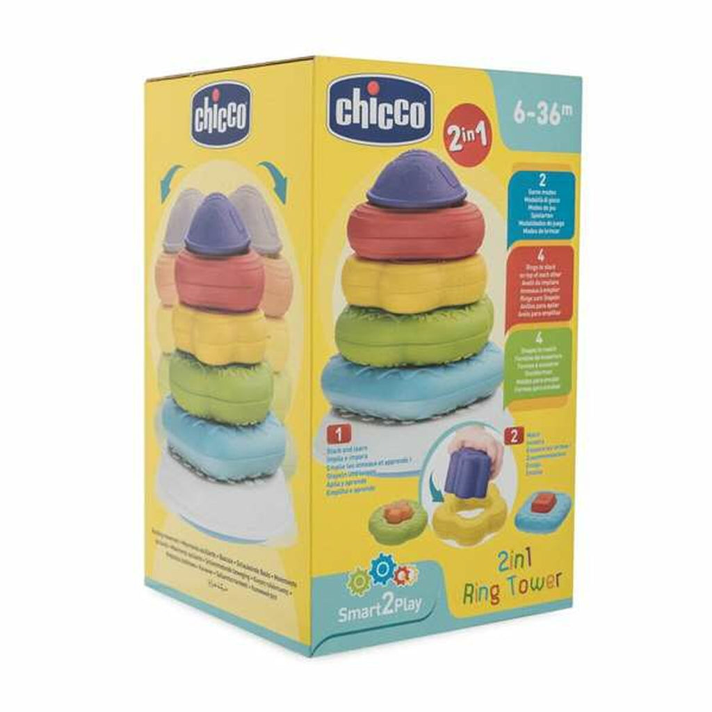 Stapelbare Bauklötze Chicco Pyramid PVC