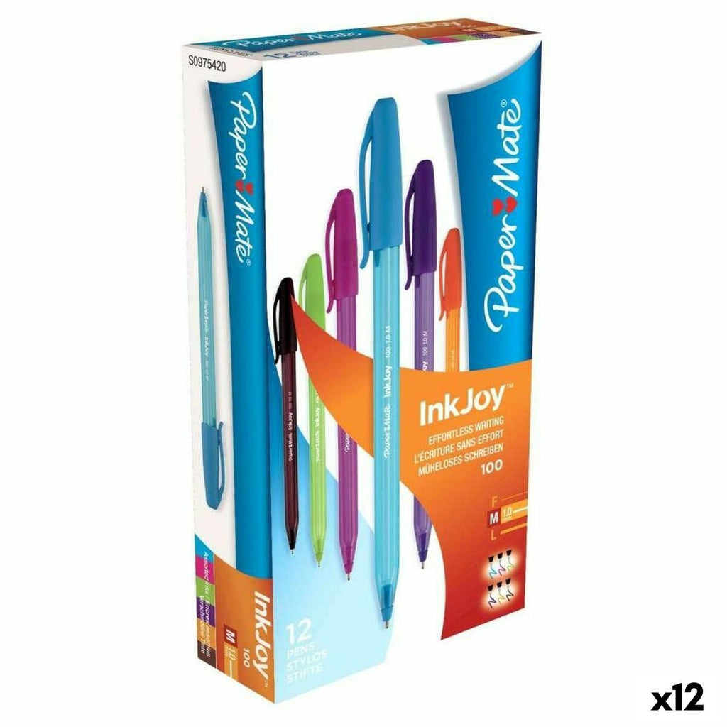 Stift Paper Mate Inkjoy 12 Stücke Bunt 1 mm (12 Stück)