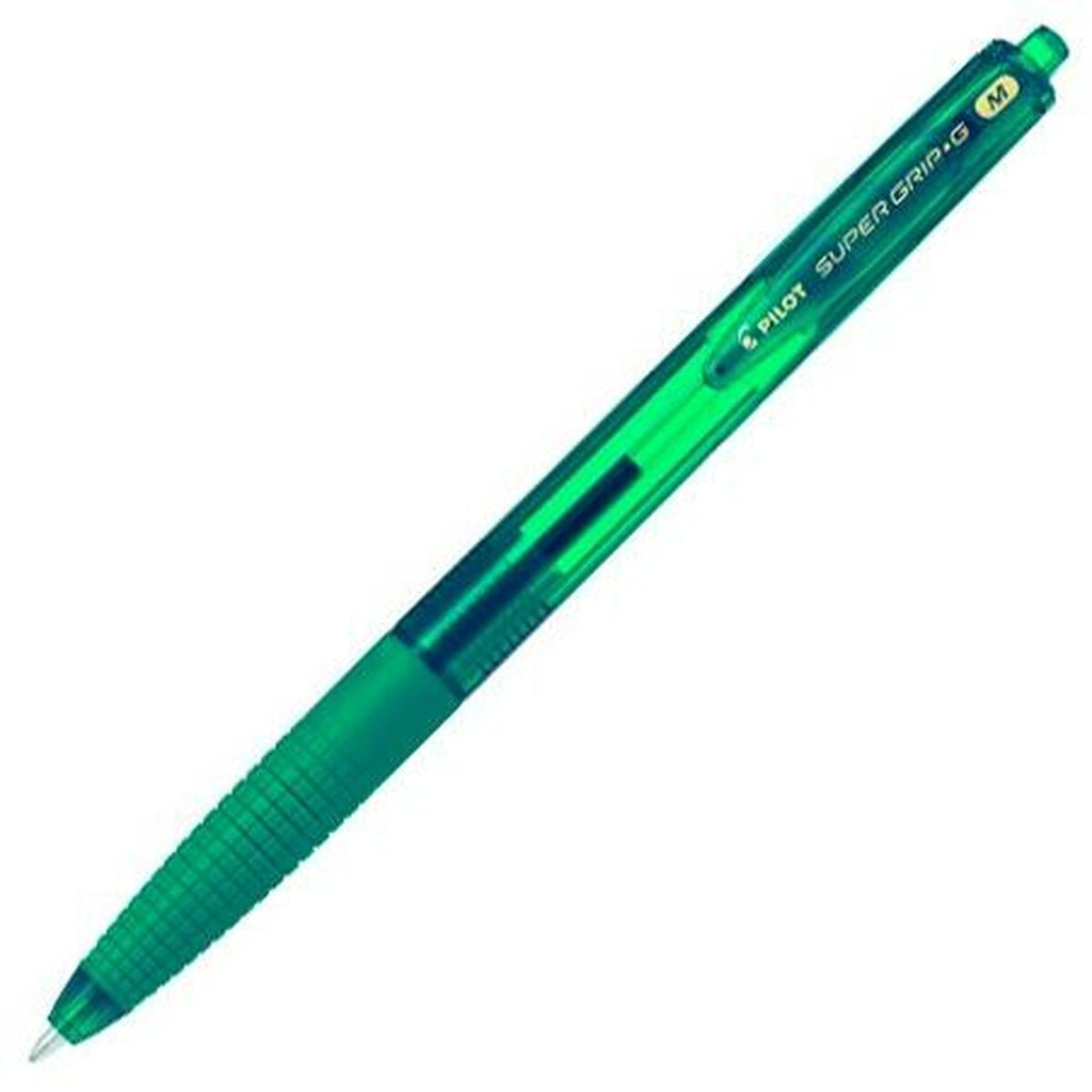 Stift Pilot Supergrip G Bold 0,4 mm 12 Stück Dunkelgrün