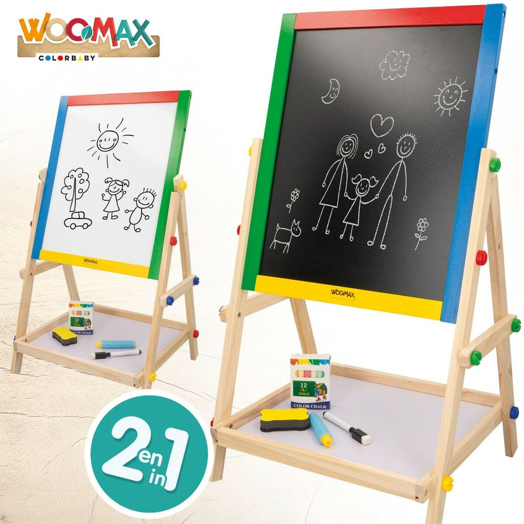 Tafel 2-in-1: Woomax 5 Stücke 37,5 x 65 x 30,5 cm 4 Stück