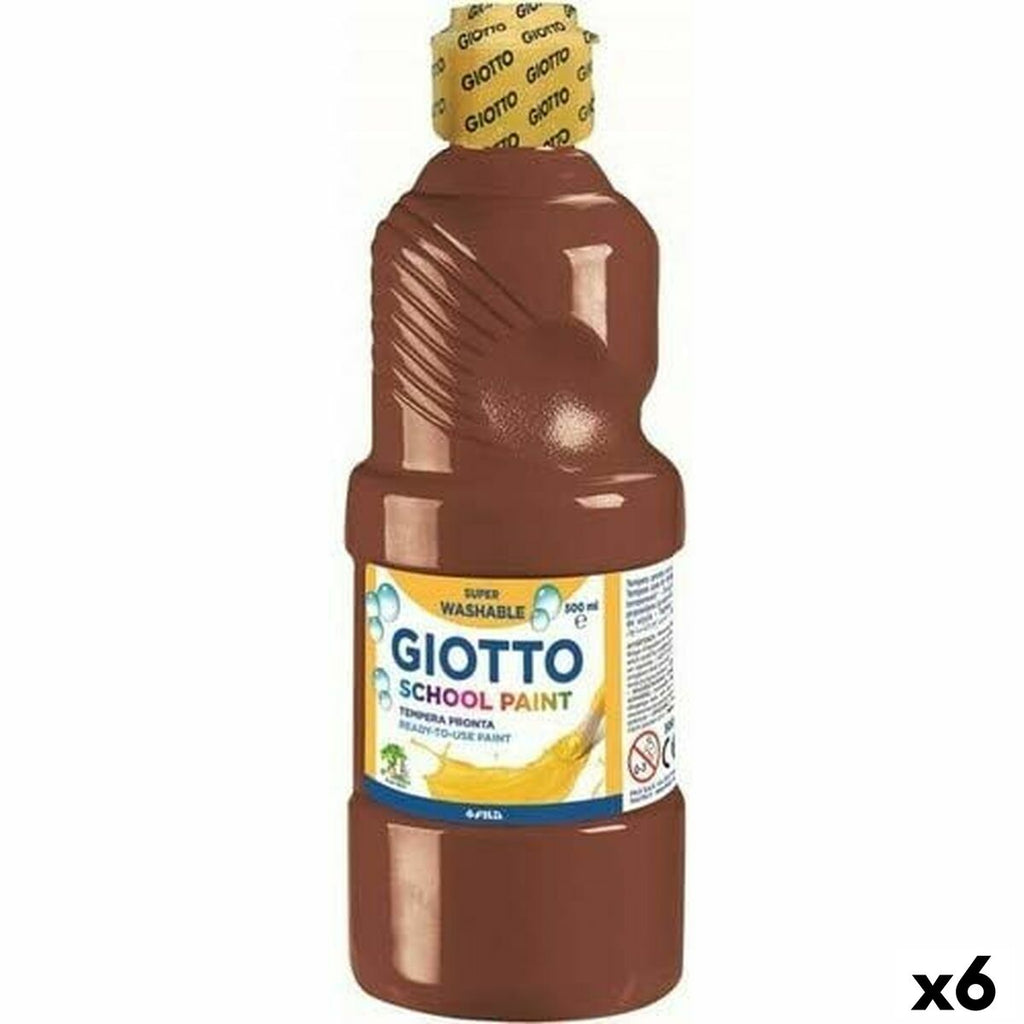 Tempera Giotto Braun 500 ml (6 Stück)