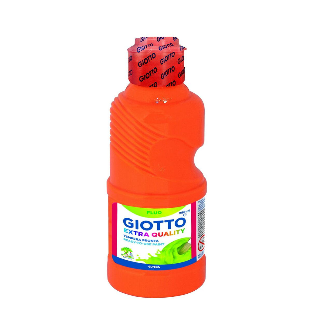 Tempera Giotto Fluo Orange 250 ml (8 Stück)